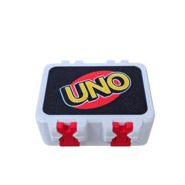 Imagem de Porta Cartas Box para Jogo UNO - Garcia 3D, Branco