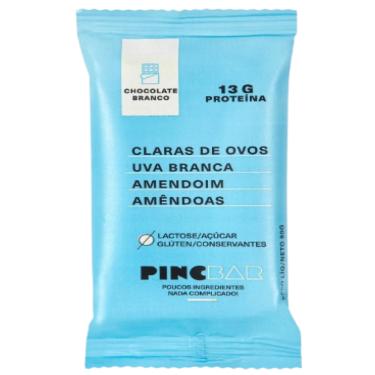 Imagem de Barra de Proteína Chocolate Branco Sem Açúcar Pincbar 50g