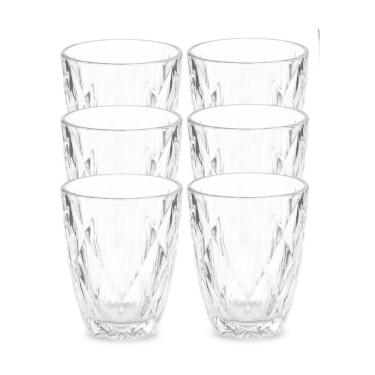 Imagem de Kit Conjunto 6 Unidades Copo Vidro Arido 310ml