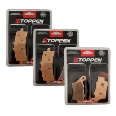 Imagem de Stoppen Pastilhas de Freio Sinterizadas para TRIUMPH Tiger 900 de 2020 até 2024, Kit Dianteiro e Traseiro