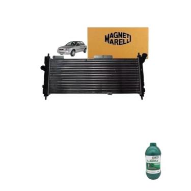 Imagem de Kit Radiador GM Corsa Classic 2006/2009 16V + Aditivo Lubrax Verde Concentrado 1L