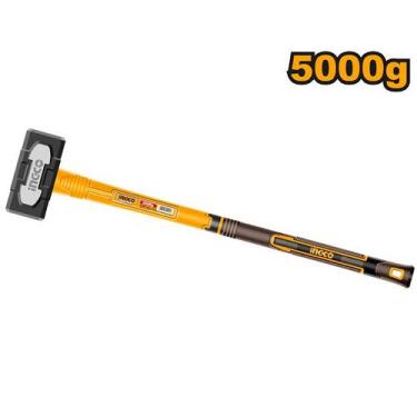 Imagem de Marreta com Cabo Longo em Fibra e Emborrachado 5000G INGCO