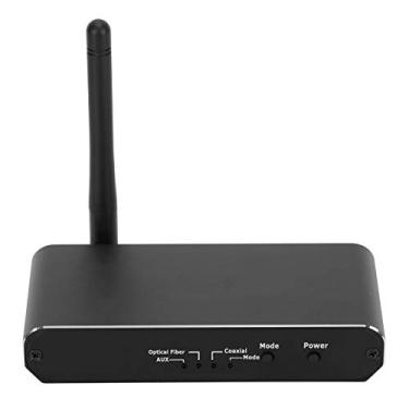 Imagem de SUNGOOYUE Transmissor Receptor D09 5.0, ABS Preto, Conversor de áudio Digital para Analógico Com Saída, Alcance de 49,2 Pés, Compatível Com TV, Smartphones, Consoles de Jogos
