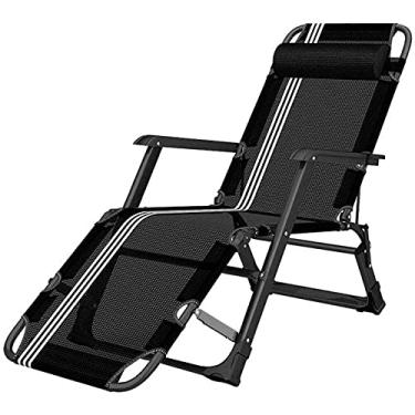 Imagem de Cadeira de gravidade zero, espreguiçadeira com gravidade zero, espreguiçadeira, cadeira de pátio dobrável de metal, cadeira reclinável portátil ao ar livre, relaxante, com almofadas, espreguiçadeira