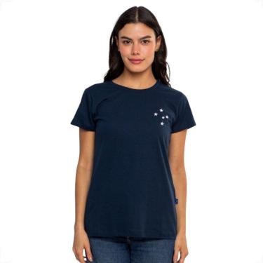 Imagem de Camiseta Baby Look Oficial Cruzeiro Classic Sintetico-Feminino