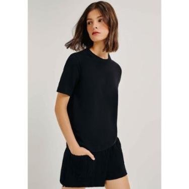 Imagem de Blusa Feminina Manga Curta Super Cotton Hering-Feminino