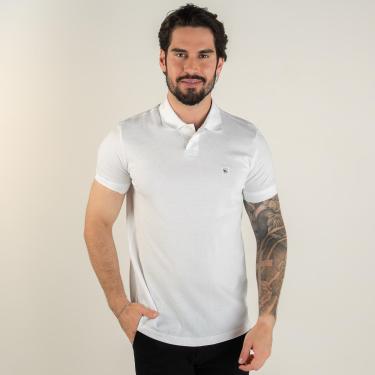 Imagem de Camisa Polo Acostamento Texturizada Branca-Masculino
