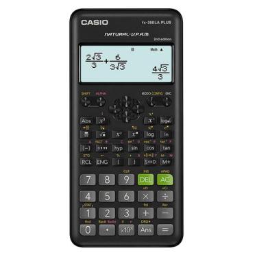 Imagem de Calculadora Cientifica Casio - Preto (FX-350LAPLUS-W-DH3)