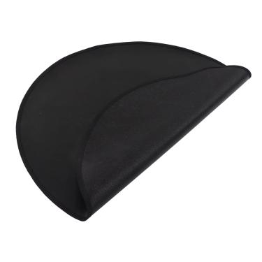 Imagem de GLOGLOW Esteira da Grade, Esteira Redonda à Prova de Fogo do Bbq, Preta Lavável Resistente de Alta Temperatura para Uso Interno e Exterior Necessidades Diárias (24 pol./60 cm de diâmetro)