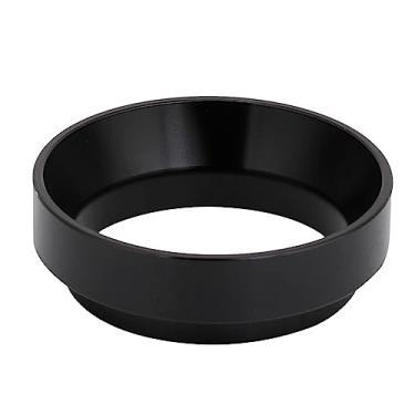 Imagem de Anel universal de dosagem de café de alumínio de 58 mm, dosagem de precisão, leve, portátil, design simples, feito de alumínio, tamanho adequado: universal de 58 mm (preto)