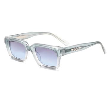 Imagem de JRLLFD Óculos de sol da moda para homens, modelo de fotografia de rua (azul)