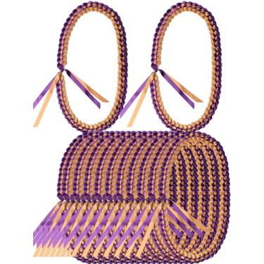 Imagem de TFTAFAN Leis de Formatura - Colar Lei de Fita para Festas de Formatura 2025 - Colar Trançado Acessórios de Presente para Mulheres e Homens, standard, Poliéster, Sem Pedra Preciosa