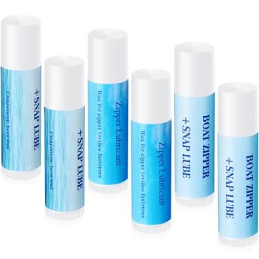 Imagem de BBTO 6 peças de cera de encaixe e zíper lubrificante marinho para barracas de barco, mochilas, roupa seca, cera marinha para barcos