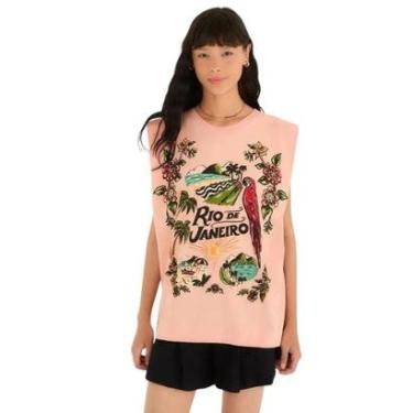 Imagem de Regata Quadrada Farm Rio de Janeiro Rosa-Feminino