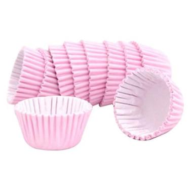 Imagem de Forminha de papel n6 com 100 unidades bax , Rosa