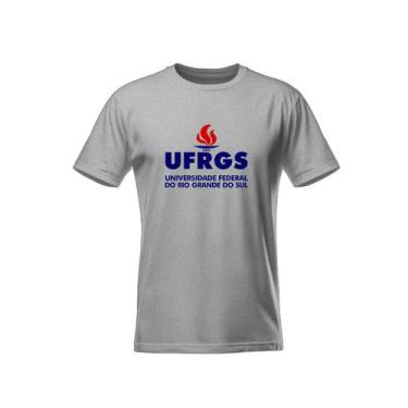 Imagem de Camiseta Universidade Federal Rs Ufrgs Malha Fria, Cinza mescla, PP