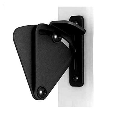 Imagem de Dioche Porta do Celeiro Preto Fosco Aço Carbono Brilhante Decorativo Prático Deslizante Porta do Celeiro para Portas de Madeira Interior e Portas (Preta)