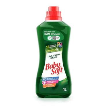 Imagem de Lava roupas liquido baby soft max performance - verde 1l