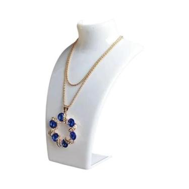 Imagem de Suporte Para Colar, Pingente E Brincos, Manequim De Plástico Para Exib