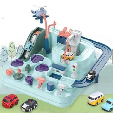 Imagem de Brinquedo Carrinho Educativo Infantil Pista Carro Montessori - TUOSIQ