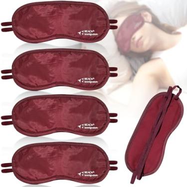 Imagem de Máscara de sono, venda noturna para homens e mulheres, capas supermacias para viagem, cobertura de sombra para dormir (4 peças)