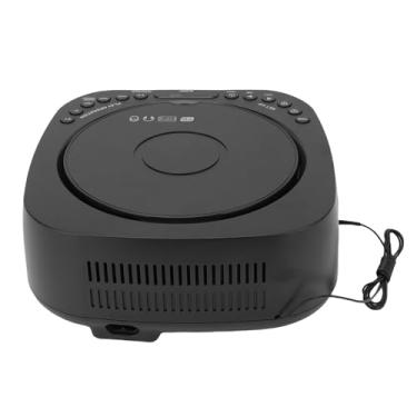 Imagem de OPPWONG CD Player Despertador Rádio Bluetooth de Mesa, Carregamento USB, Display LED Regulável, Controle Remoto e Temporizador Com Alto-falante para Quarto (Plugue UE)