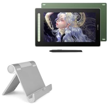Imagem de BoxWave Suporte e suporte compatível com XP-Pen Artist 16 (2ª geração) – Suporte de alumínio VersaView, suporte portátil para visualização de vários ângulos