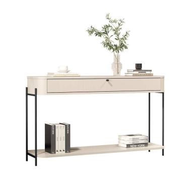 Imagem de Buffet Aparador Tucupi Off White Pe Preto - Moveis Jb