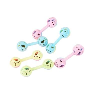 Imagem de Conjunto De Chocalhos De Mão Com Duas Pontas Para Bebês, 3 Peças, Brin