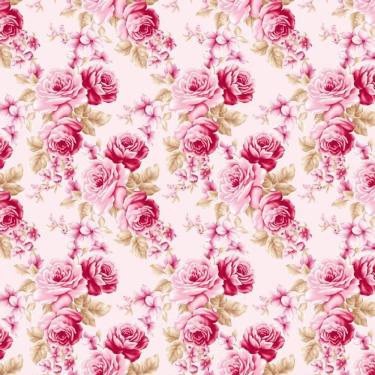 Imagem de Papel De Parede Rosas Vermelhas Adesivo Sala Quarto Cozinha