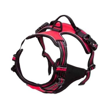 Imagem de Coleira Peitoral Refletiva Para Cães Grandes Com Clipe Frontal, Resist