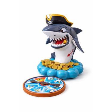 Imagem de Jogo Tubarão Pirata Infantil Com Moedas Para 2 a 4 Jogadores - First