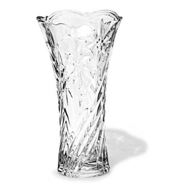 Imagem de Vaso de Vidro Decorativo Vaso Cilíndrico Importado 23CM Resistente à Água Transparente