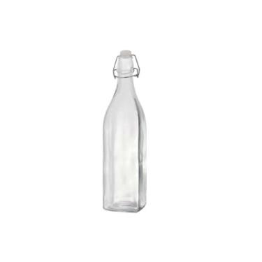 Imagem de Hauskraft GRFA-009TR Garrafa Quadrada, Transparente, 1 l
