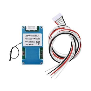Imagem de Placa De Proteção De Carga Para Baterias Li-ion Lmo 18650 7S 24V 15A 2
