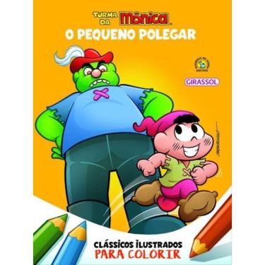 Imagem de Turma Da Mônica - Clássicos Ilustrados Para Colorir: O Pequeno Polegar - Vol. 11