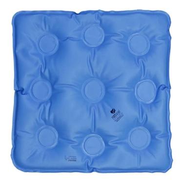 Imagem de Almofada Quadrada Sem Orificio Gel Azul Tam U
