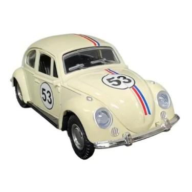 Imagem de Carrinho Miniatura Fusca Fricção Abre Porta Colecionável - Dexin, Herb