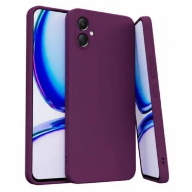 Imagem de Capa Capinha Roxo Silicone Aveludada Para Samsung Galaxy A06 4G - LXL