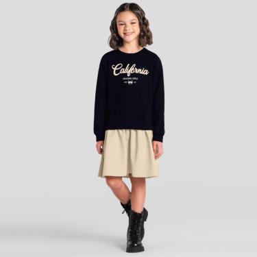 Imagem de Vestido infantil menina em moletinho Brandili-Feminino