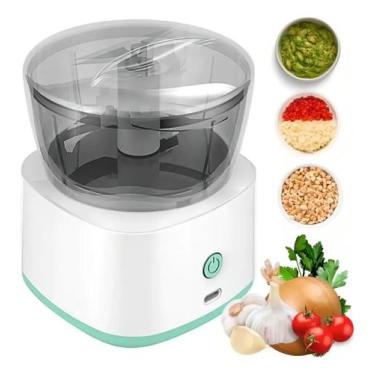 Imagem de Mini Processador De Alimentos Triturador Elétrico 350ml Usb Cor - B-Ma