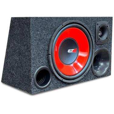Imagem de Caixa Trio ETM 375W RMS Subwoofer 12" Completa - Oestesom