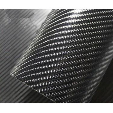 Imagem de Adesivo Fibra De Carbono Para Carro 4D Soleira De Porta Coluna Painel 
