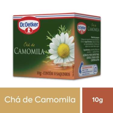 Imagem de Chá de Camomila Dr. Oetker Caixa 10g - 10 Saquinhos