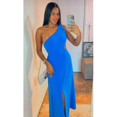 Imagem de Vestido longo Duna Azul - Dalila herrerias