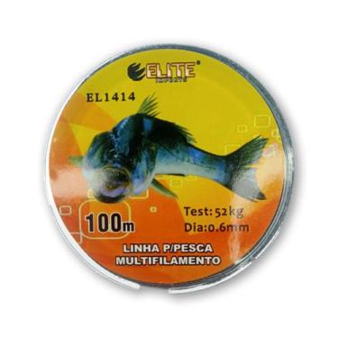 Imagem de Linha De Pesca Multifilamento 60Mm Elite EL1414