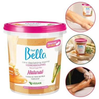 Imagem de Cera Natural Hidrossolúvel Depil Bella 1,3kg - depibella