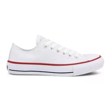 Imagem de Tênis All New Star Tradicional Cano Baixo Original Promoção, Branco lo
