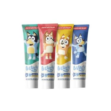 Imagem de Kit C/2 Géis Dentais Kids 50g Bubble Gum Bluey - Dentalclean