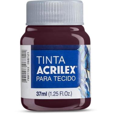 Imagem de Tinta para Tecido Fosca 37ML Vinho - Acrilex